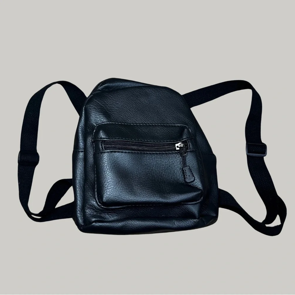 LIKE NEW Faux Leather Mini Backpack